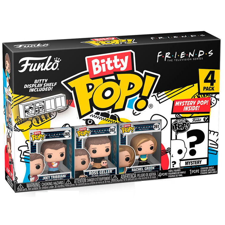 Pack Funko Bitty POP! Friends de 4 figuras surtidas con expositor - 3