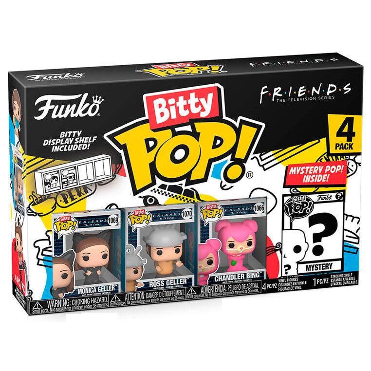 Pack Funko Bitty POP! Friends de 4 figuras surtidas con expositor - 5