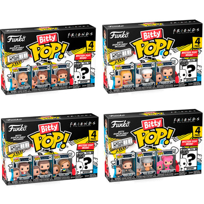 Pack Funko Bitty POP! Friends de 4 figuras surtidas con expositor - 6