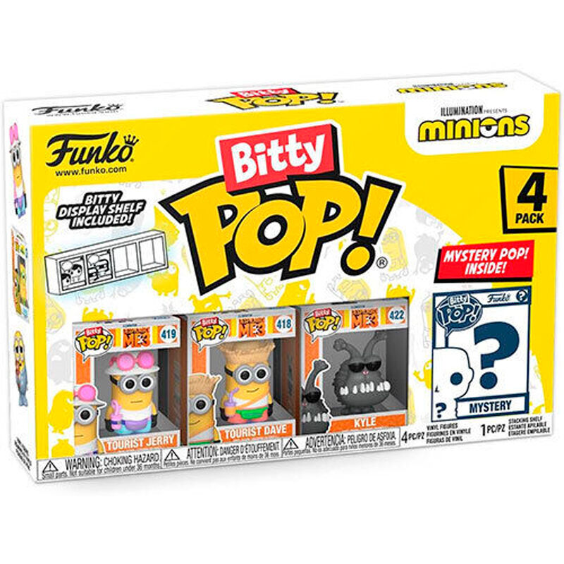 Blíster Funko Bitty POP! de 4 figuras Minions surtidas - 2