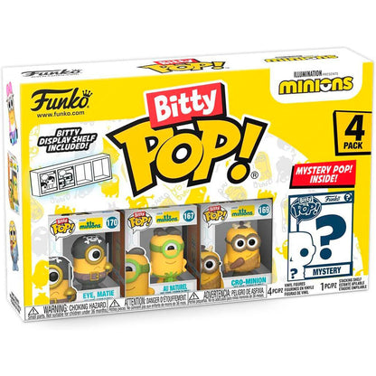 Blíster Funko Bitty POP! de 4 figuras Minions surtidas - 4