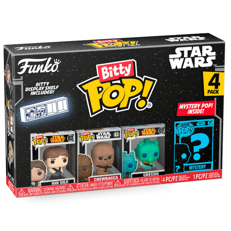 Blíster FUNKO Bitty POP! Star Wars con cuatro figuras surtidas - 2