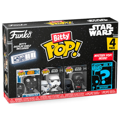 Blíster FUNKO Bitty POP! Star Wars con cuatro figuras surtidas - 5