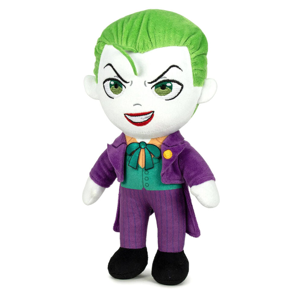 Peluche del Joker de DC Comics de 27 cm con traje morado y pelo verde