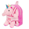 Mochila rosa PERLETTI con peluche de unicornio