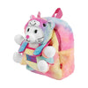 Mochila multicolor PERLETTI con peluche de gato Emi