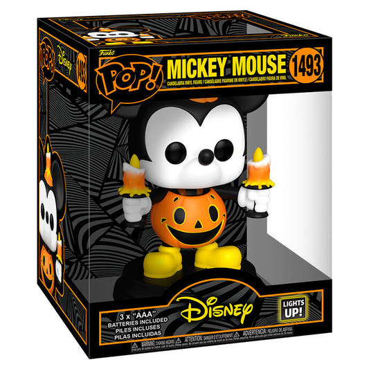 Figura Funko POP! de Mickey Mouse Pumpkin con calabaza y velas - 2