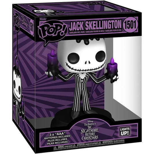 Figura FUNKO POP! de Jack Skellington con velas moradas y negras - 2