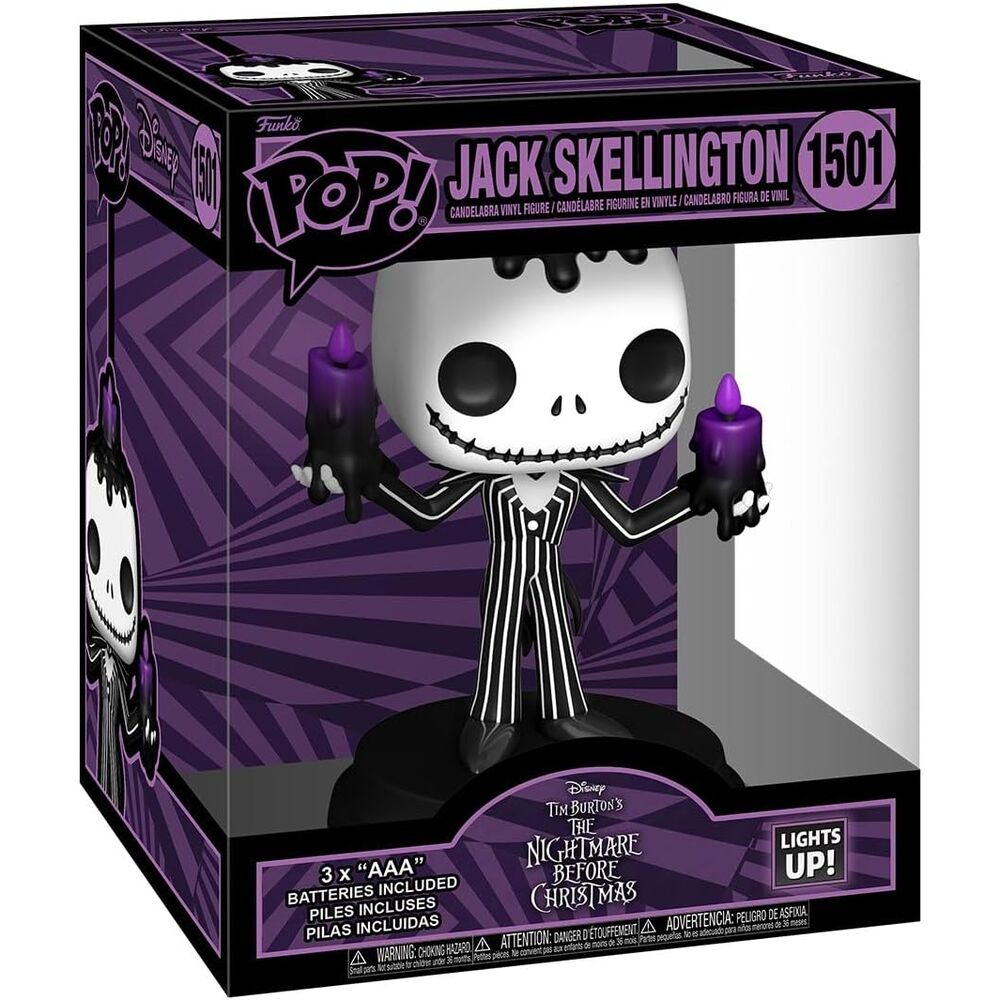 Figura FUNKO POP! de Jack Skellington con velas moradas y negras - 2