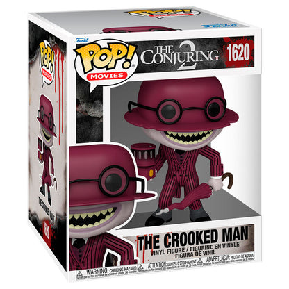 Figura FUNKO POP Super de The Crooked Man con sombrero, gafas, paraguas y traje a rayas - 2