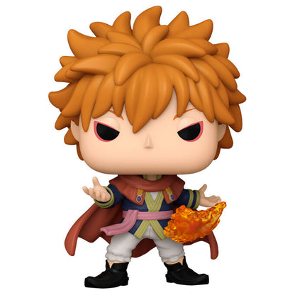 Figura Funko POP! de Leopold de Black Clover con efecto de llamas