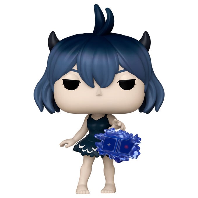 Figura Funko POP! de Secre de Black Clover con cabello azul y accesorio azul