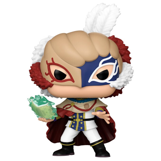 Figura Funko POP! de William de Black Clover con máscara y efecto verde