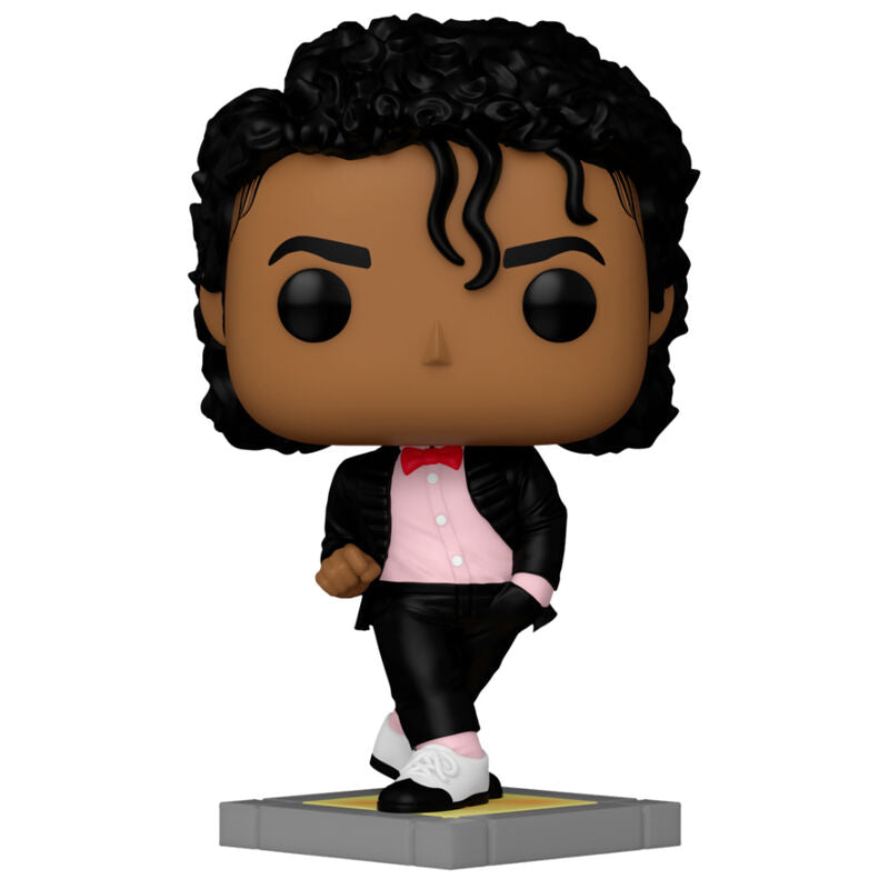 Figura Funko POP de Michael Jackson con traje negro y pajarita roja