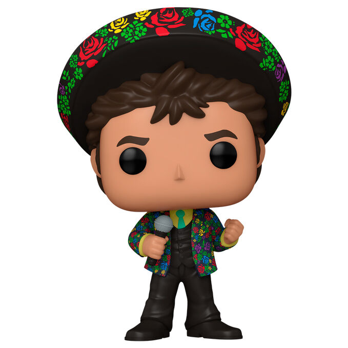 Figura Funko POP! de Juan Gabriel con chaqueta floral y micrófono - 2