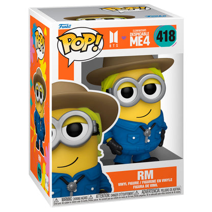 Figura Funko POP! de un Minion con sombrero y uniforme azul - 2