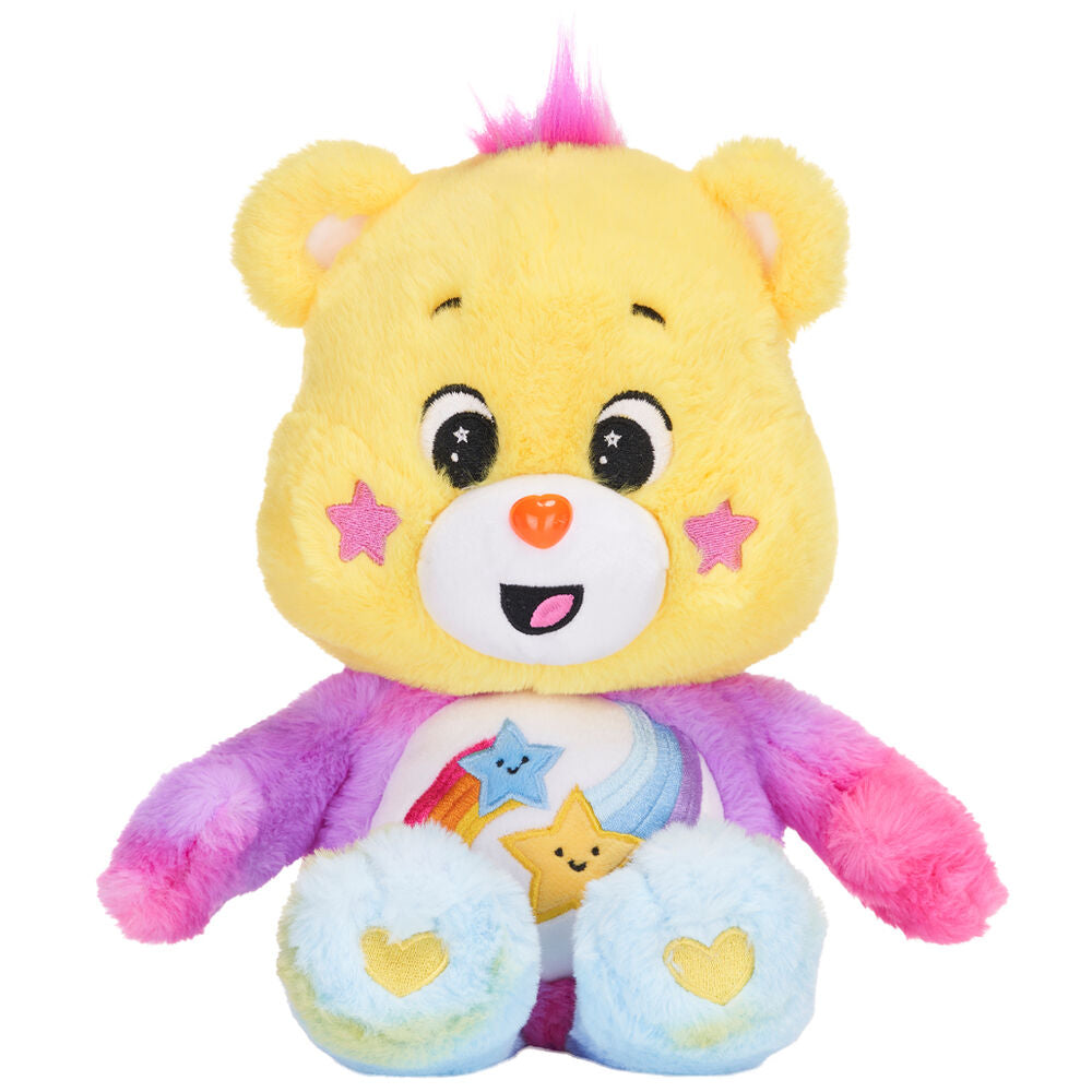 Peluche Risueñosita de Osos Amorosos amarillo con flequillo rosa