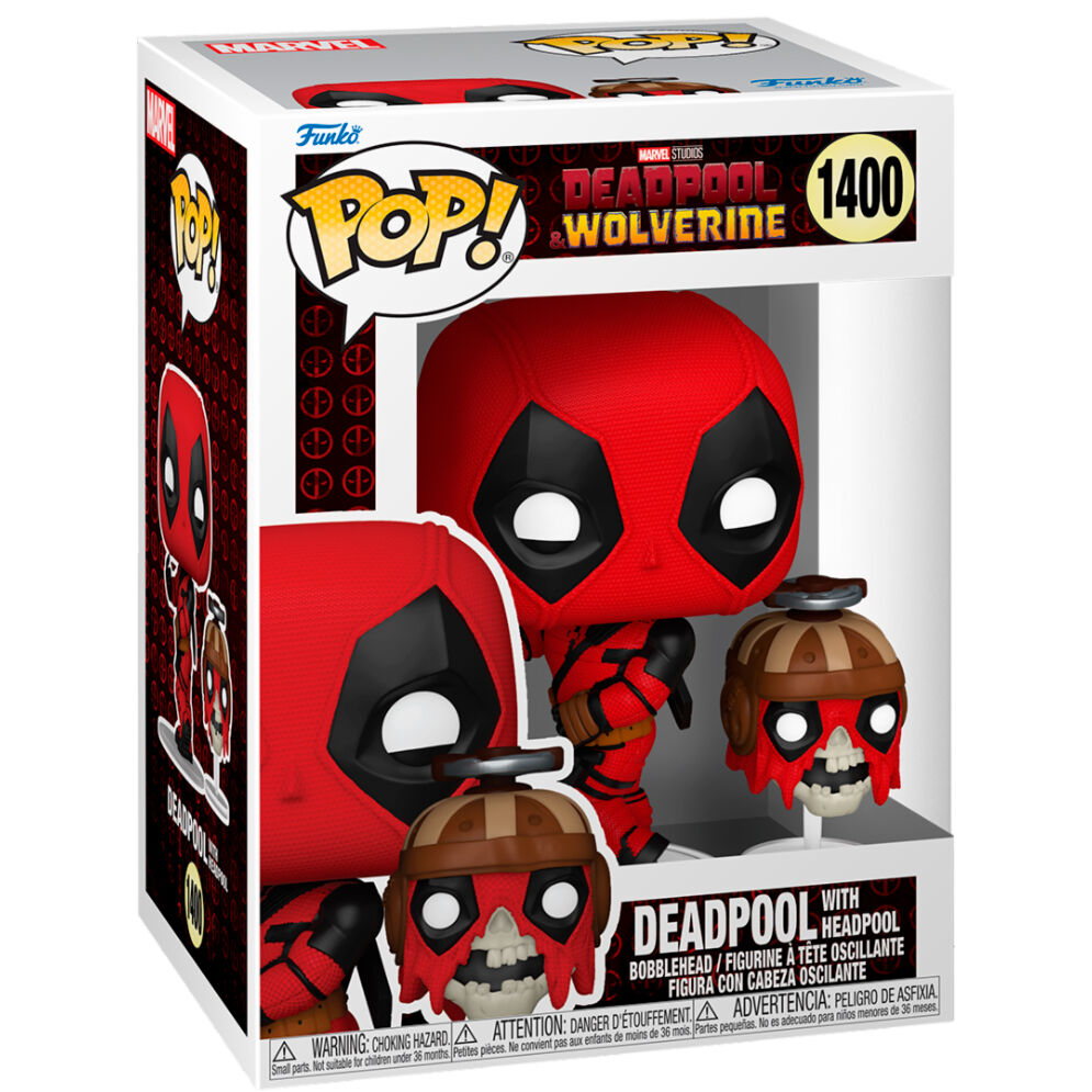 Figura Funko POP de Deadpool con Headpool - 2