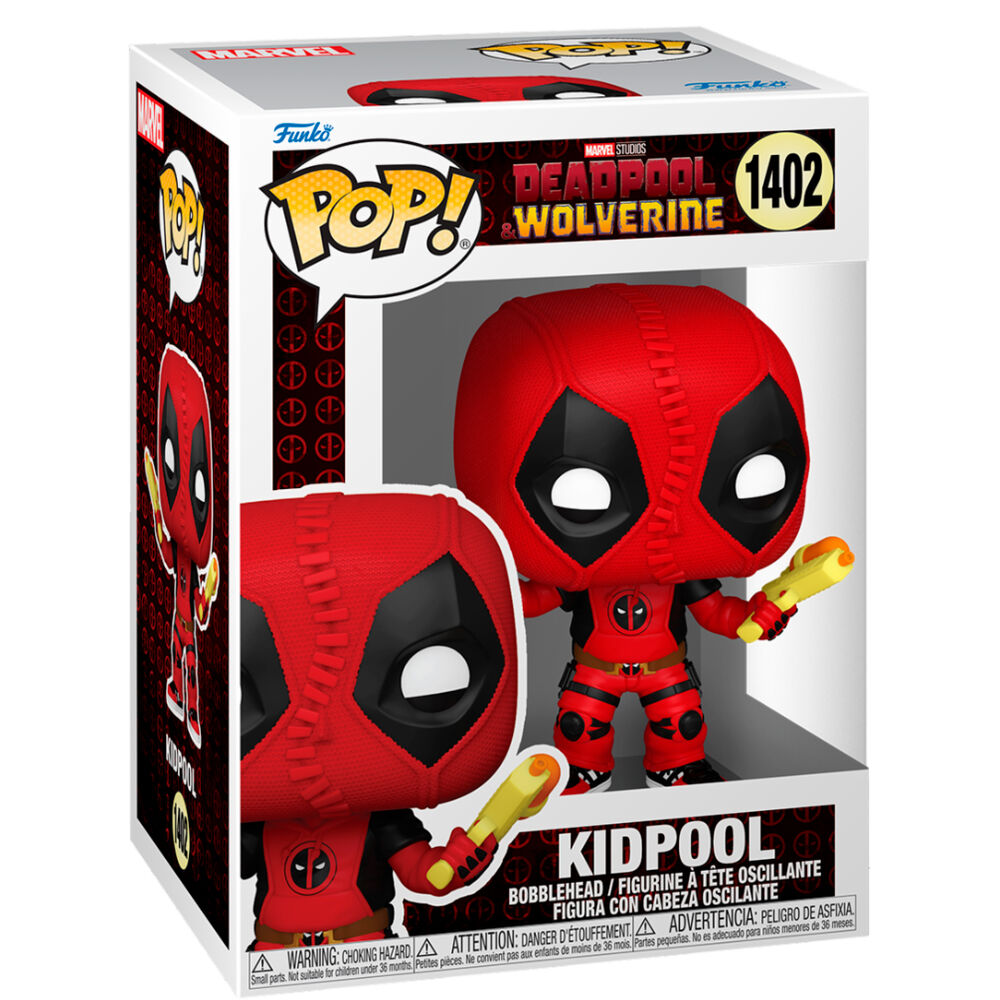 Figura Funko POP! Marvel de Kidpool con traje rojo y negro - 2