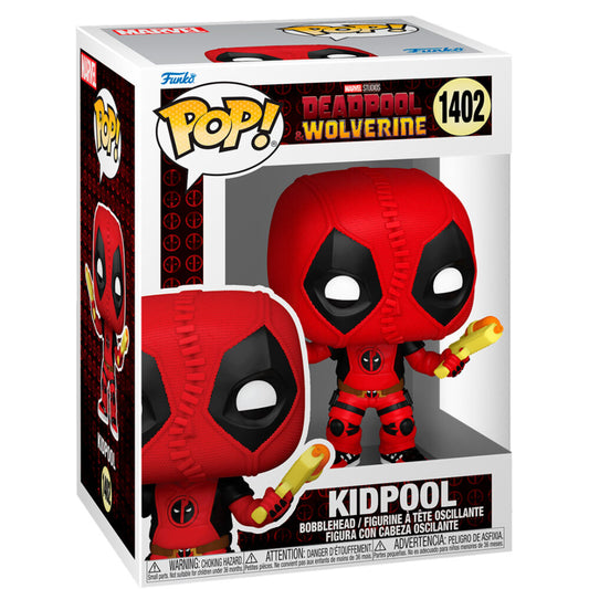 Figura Funko POP! Marvel de Kidpool con traje rojo y negro - 2