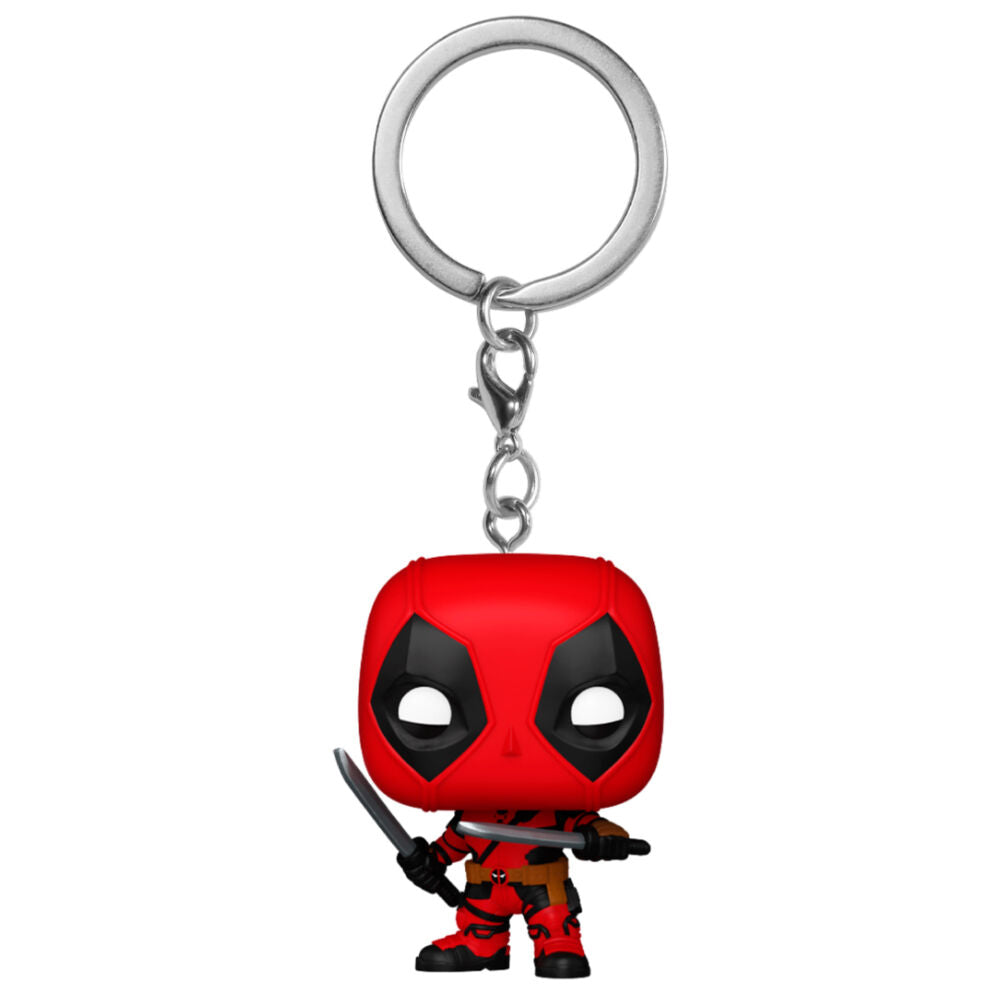 Llavero Funko Pocket Pop de Deadpool con sus espadas