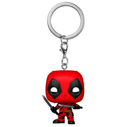 Llavero Funko Pocket Pop de Deadpool con sus espadas