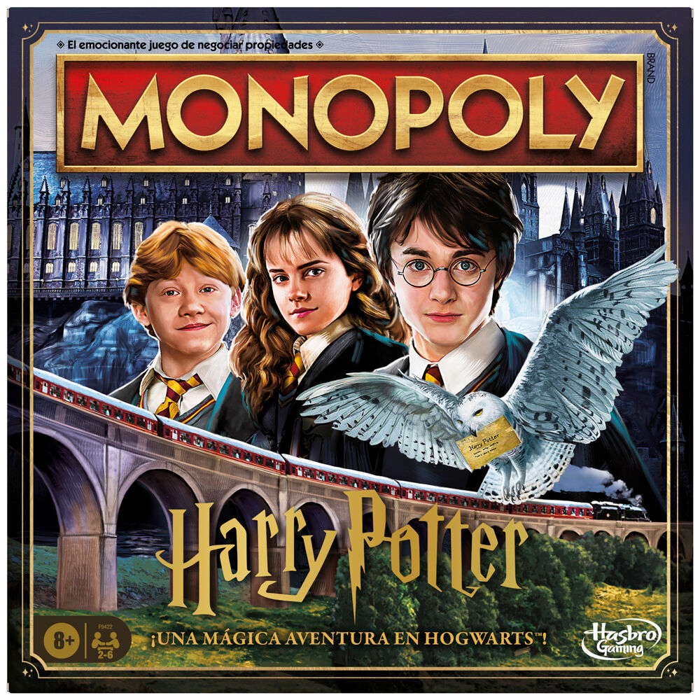 Caja del juego de mesa Monopoly Harry Potter de Hasbro - 2