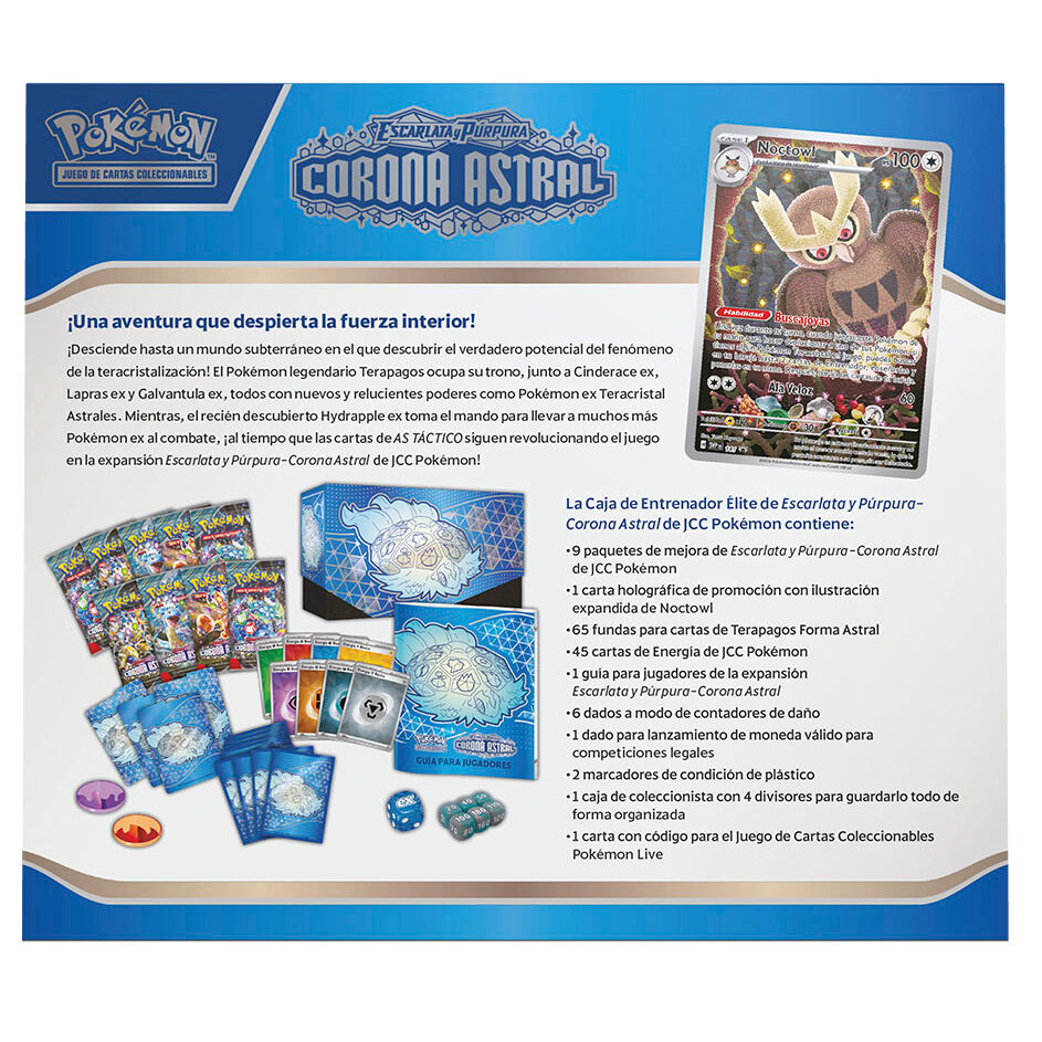 Caja de Entrenador Élite Pokémon Corona Astral azul - 3