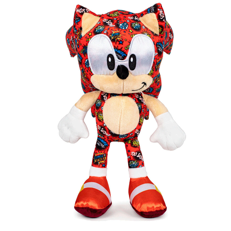 Peluche Sonic Red Comic rojo de 30 cm