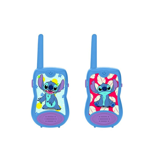 Pareja de walkie-talkies azules de Stitch Disney