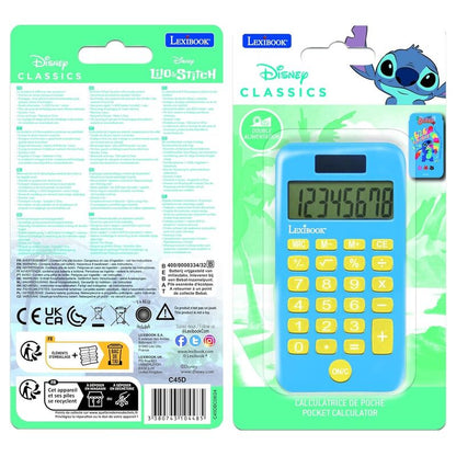 Calculadora solar azul Lexibook Disney Stitch - 2