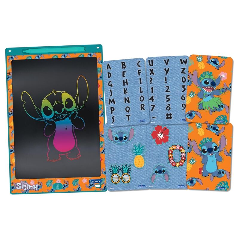 Tablet de dibujo Stitch Disney Lexibook con plantillas y lápiz óptico - 2