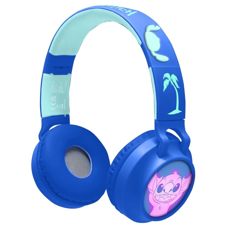 Auriculares inalámbricos Lexibook de Stitch Disney en azul y morado - 2