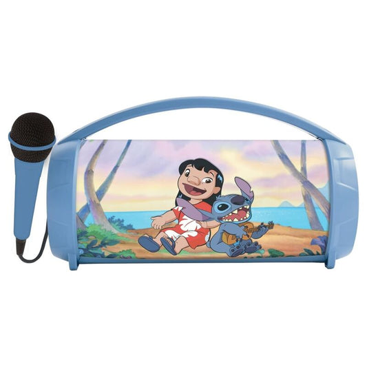 Altavoz Bluetooth azul de Stitch Disney con micrófono - 3