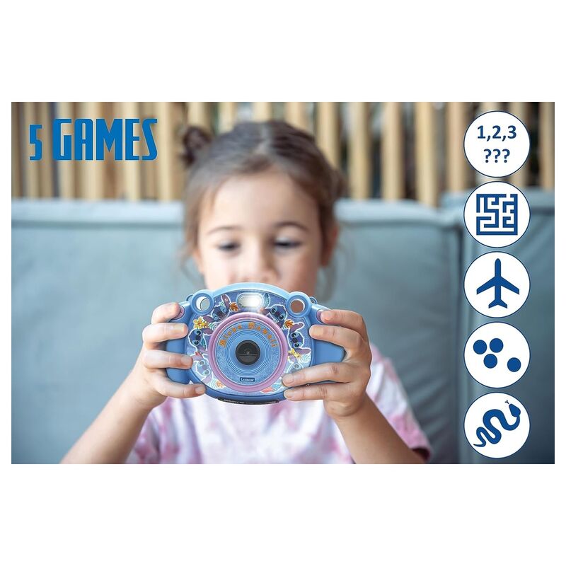 Cámara digital Disney Stitch Lexibook con tarjeta SD de 32 GB - 3