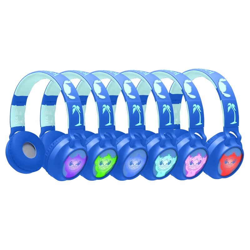 Auriculares inalámbricos Lexibook de Stitch Disney en azul y morado - 3