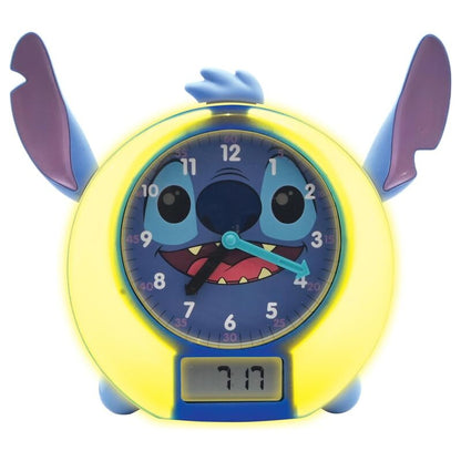 Reloj educativo azul de Stitch Disney con esfera analógica y pantalla digital - 5