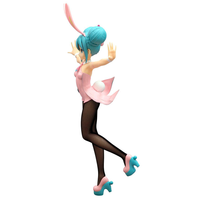 Figura de Hatsune Miku Bicute Bunnies con orejas de conejo y conjunto rosa - 3