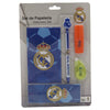 Set de papelería Real Madrid de 5 piezas con diseño azul