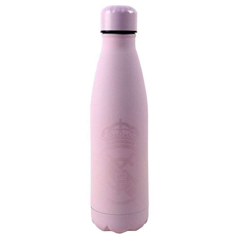 Botella rosa de acero inoxidable Real Madrid de 600 ml