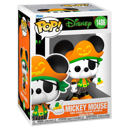 Figura Funko POP! de Mickey Mouse con sombrero de Halloween en su caja