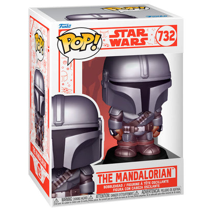 Figura Funko POP! The Mandalorian de Star Wars en caja