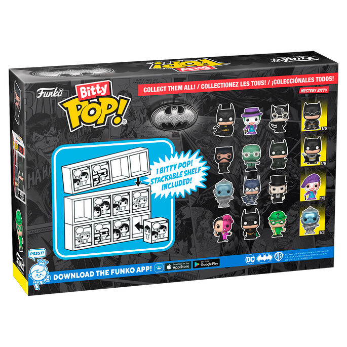 Pack Funko Bitty POP! de Batman con Selina Kyle, Riddler y figura misteriosa - 2