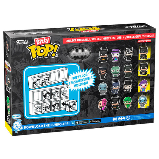 Pack de 4 figuras Bitty POP! de Batman con Mr. Freeze, El Pingüino y figura misteriosa - 2