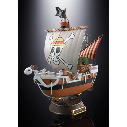 Réplica del barco Going Merry de One Piece con base y velas desplegadas - 2