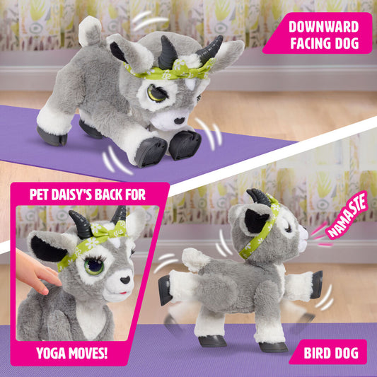 Peluche interactivo FurReal Cabra Daisy Yoga con botella - 3