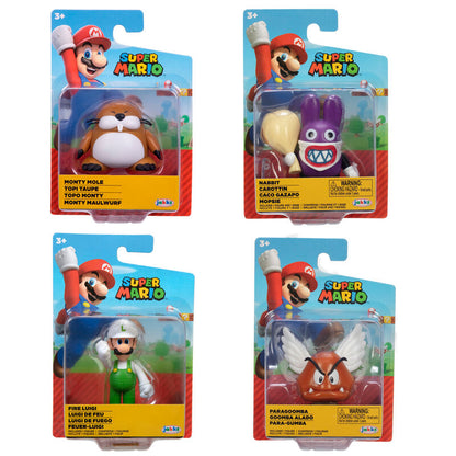 Figura articulada Super Mario Bros de 6 cm en blíster