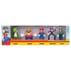 Blíster con cinco figuras Super Mario Bros: Yoshi, Wario, Mario, Waluigi y Luigi