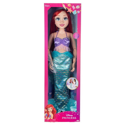 Muñeca Ariel de La Sirenita Disney de 80 cm con cola de sirena turquesa