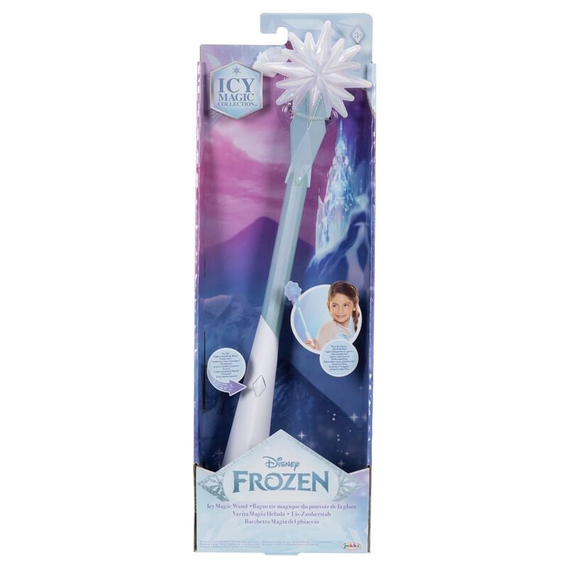 Varita de hielo de Elsa Frozen Disney con copo de nieve